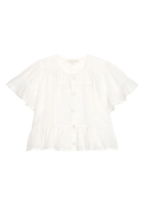 Camicia con maniche corte LOUISE MISHA KIDS | S0138OFF WHITE